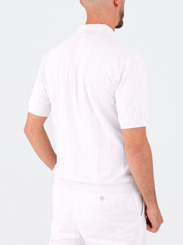 3. Polo en maille pour homme Paul&Shark à rayures verticales Blanc PAUL & SHARK 26411632