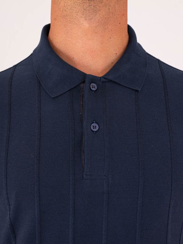 4. Polo en maille pour homme Paul&Shark à rayures verticales Bleu PAUL & SHARK 26411632