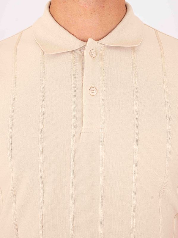 4. Polo en maille pour homme Paul&Shark à rayures verticales Beige PAUL & SHARK 26411632