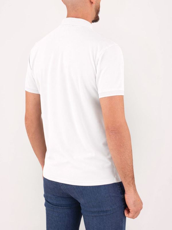 3. Peuterey men's polo shirt in technical fabric, breathable and lightweight material White Peuterey peu546999011993