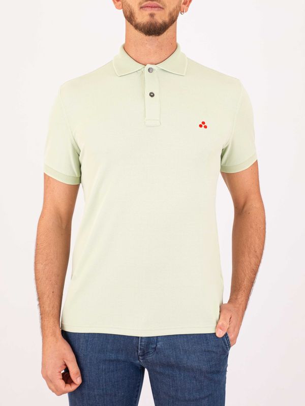 Polo uomo Peuterey in tessuto tecnico materiale traspirante e leggero Verde Acqua Peuterey