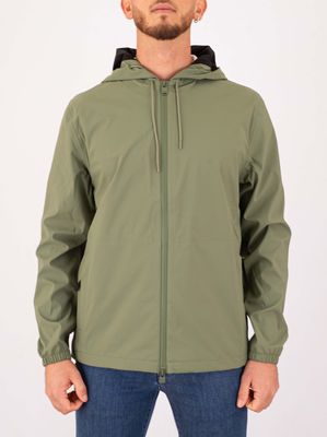 1. Giubbino uomo Rains Suva Hardshell Jacket waterproof Verde