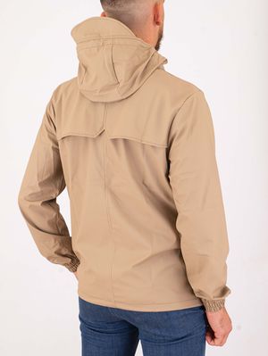 3. Giubbino impermeabile Rains Storm Breaker con cappuccio Beige