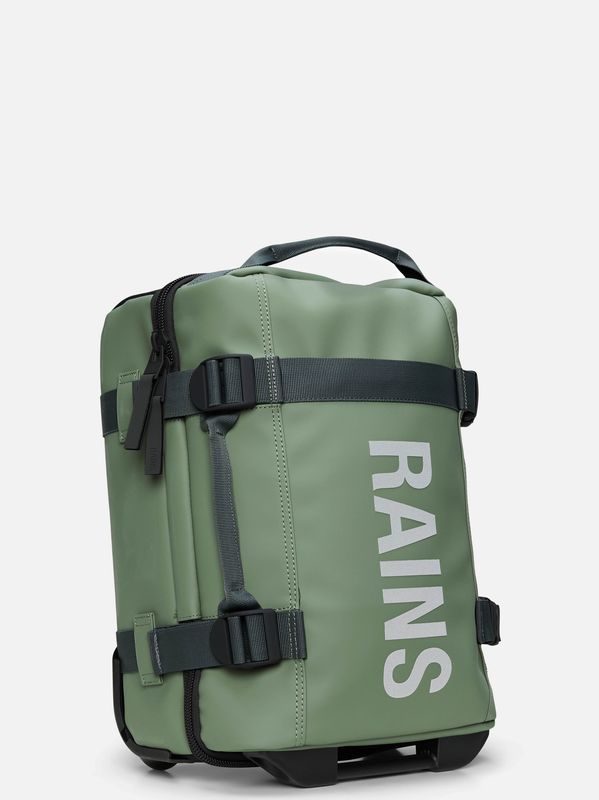 2. Sac de cabine Texel Mini Rains étanche à roulettes Vert RAINS 14790