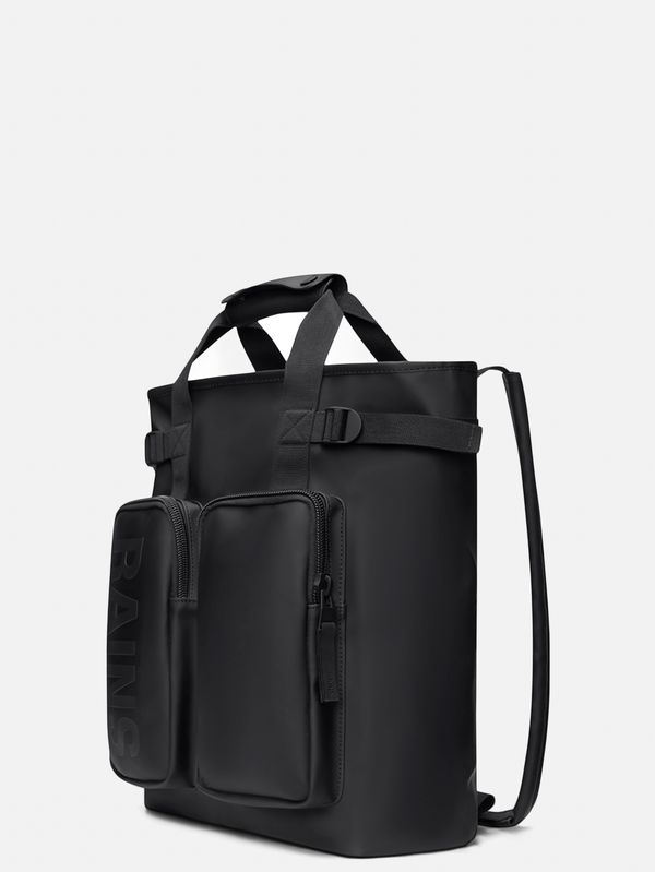 2. Texel Tote Backpack Rains Waterproof Borsa Zaino da Viaggio con Laptop 15" Nero RAINS 14240
