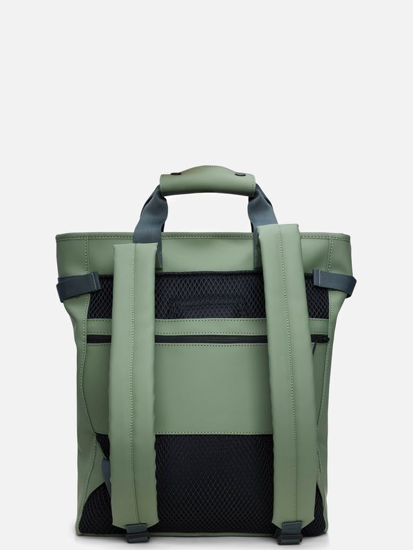 3. Texel Tote Backpack Rains Waterproof Borsa Zaino da Viaggio con Laptop 15" Verde RAINS 14240