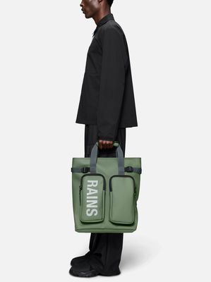 4. Texel Tote Backpack Rains Waterproof Borsa Zaino da Viaggio con Laptop 15" Verde