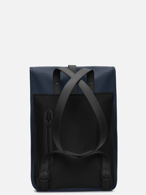 3. Puffed Backpack Mini Rains Waterproof Zaino Imbottito con Tasca Laptop 13" Blu RAINS 13020