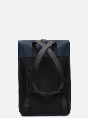 3. Puffed Backpack Mini Rains Waterproof Zaino Imbottito con Tasca Laptop 13" Blu