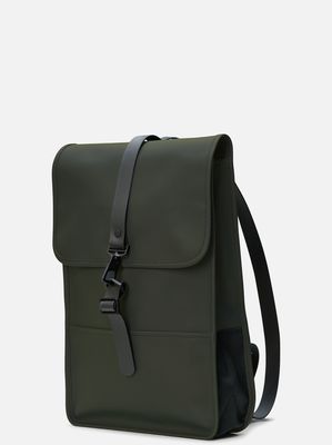 2. Puffed Backpack Mini Rains Waterproof Zaino Imbottito con Tasca Laptop 13" Green