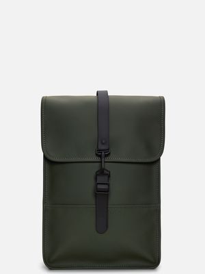 1. Puffed Backpack Mini Rains Waterproof Zaino Imbottito con Tasca Laptop 13" Green