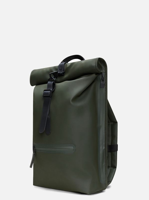 2. Sac à dos unisexe imperméable à fermeture enroulable Rains Vert RAINS 13320