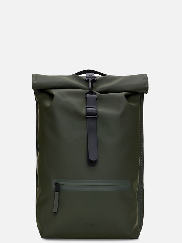 1. Sac à dos unisexe imperméable à fermeture enroulable Rains Vert RAINS 13320