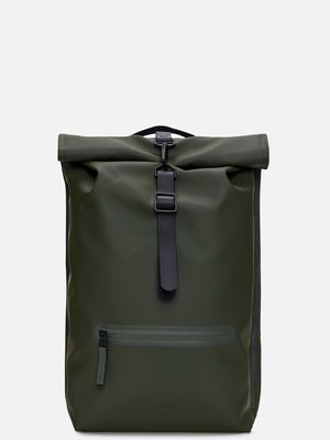 1. Sac à dos unisexe imperméable à fermeture enroulable Rains Vert