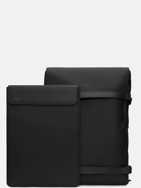 3. OTG Backpack Rains Zaino Business con Tasca Laptop 16" Nero RAINS 15690