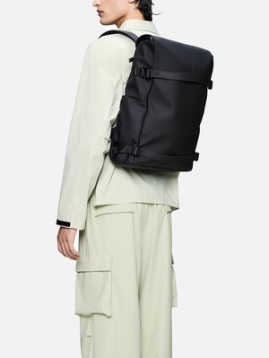 6. Sac à dos professionnel Rains OTG avec poche pour ordinateur portable 16 pouces Noir