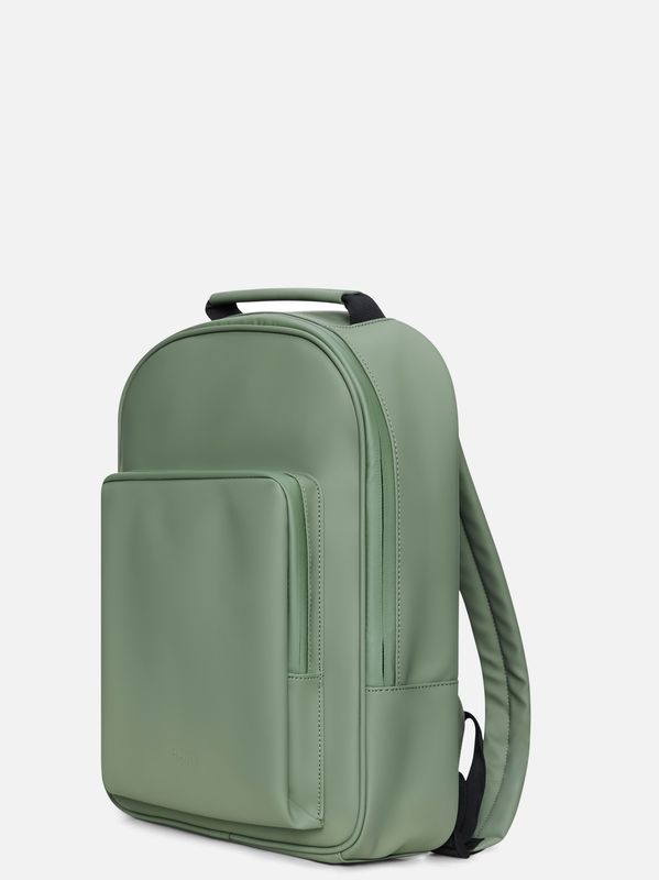 2. Book Daypack unisex Rains Zaino Minimal con Tasca Laptop 15" Verde RAINS 13260