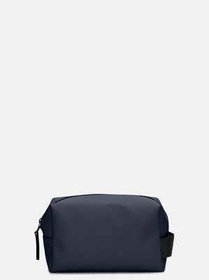 1. Trousse de toilette compacte de voyage Rains, petite trousse de beauté unisexe Bleu