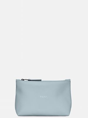 1. Trousse de maquillage unisexe Rains Beauty Case compacte et minimaliste Gris clair