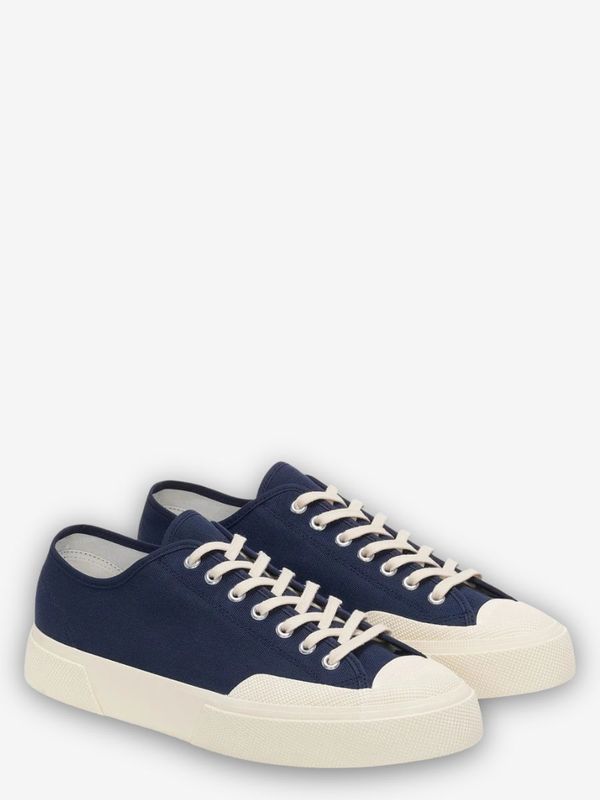 Baskets pour hommes Artifact Works Superga en toile inspirée des vêtements de travail des années 70 Bleu SUPERGA
