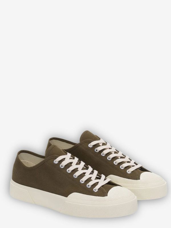 Baskets pour hommes Artifact Works Superga en toile inspirée des vêtements de travail des années 70 Vert SUPERGA