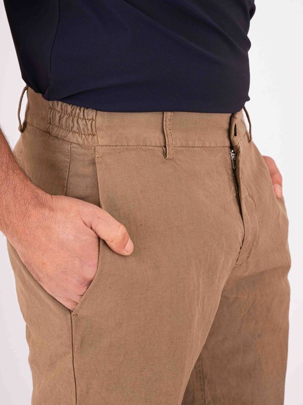 4. Bermuda Berwich pour homme en lin mélangé élégant et léger. Chéri Berwich pu19bermudaelaxgd