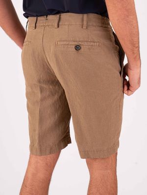 3. Bermuda Berwich pour homme en lin mélangé élégant et léger. Chéri
