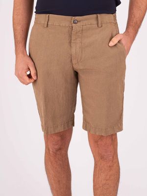 1. Bermuda Berwich pour homme en lin mélangé élégant et léger. Chéri