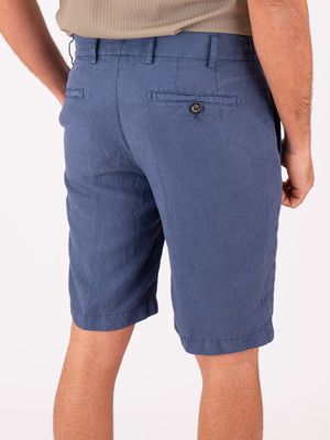 3. Bermuda Berwich pour homme en lin mélangé élégant et léger. Avion
