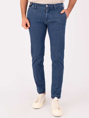 1. Jean chino Re-Hash Denim pour homme, coupe slim élégante et contemporaine Denim