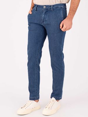2. Jean chino Re-Hash Denim pour homme, coupe slim élégante et contemporaine Denim