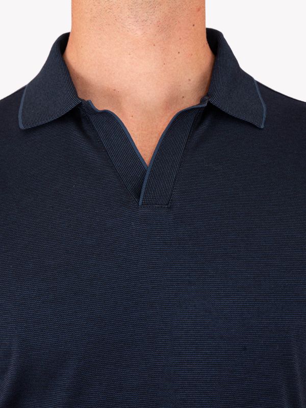 4. Polo Uomo Paul&Shark in Lyocell e Cotone Blu PAUL & SHARK 26411254