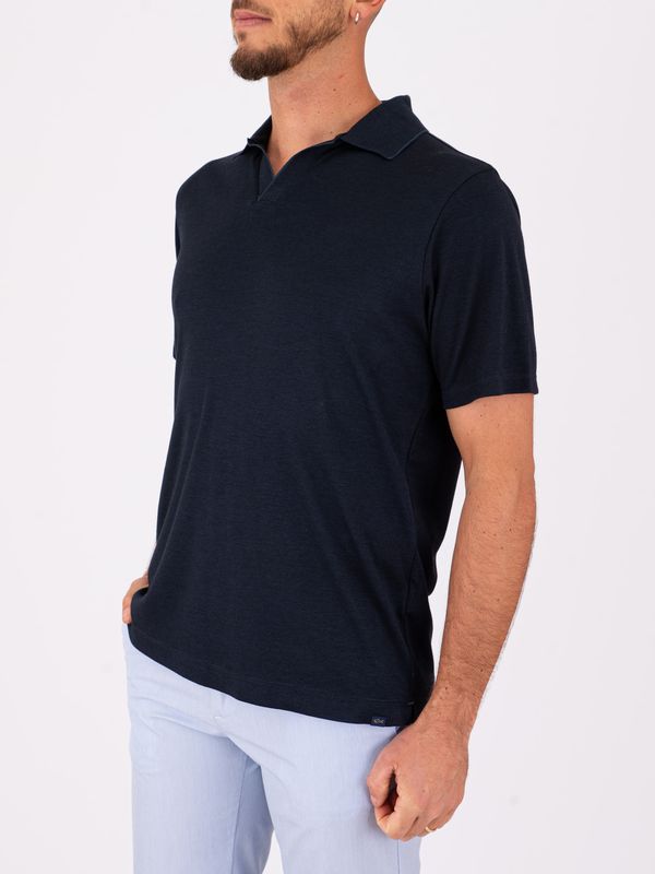 2. Polo Uomo Paul&Shark in Lyocell e Cotone Blu PAUL & SHARK 26411254