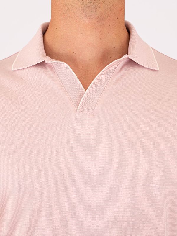 4. Polo Uomo Paul&Shark in Lyocell e Cotone Rosa PAUL & SHARK 26411254