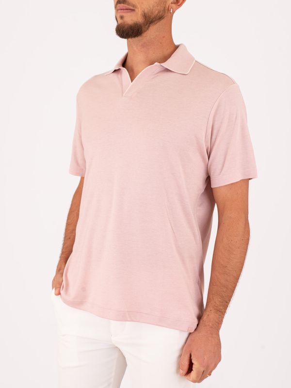 2. Polo Uomo Paul&Shark in Lyocell e Cotone Rosa PAUL & SHARK 26411254
