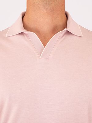 4. Polo Uomo Paul&Shark in Lyocell e Cotone Rosa