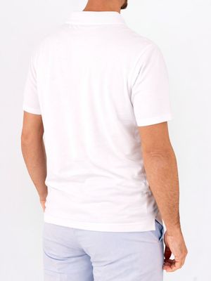 3. Polo Uomo Paul&Shark in Lyocell e Cotone Bianco