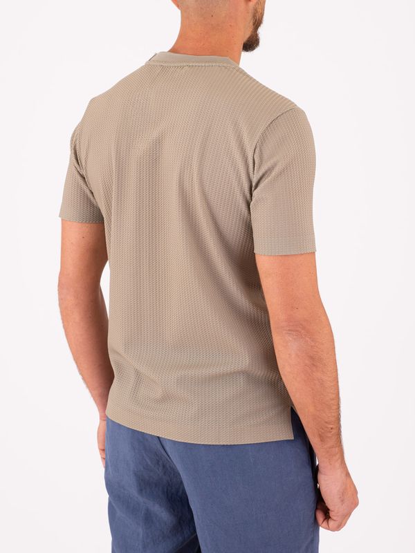 3. T-Shirt Uomo Heskimo in Nylon Tecnico con Texture Microforata Grigio HèSKIMO he1410012