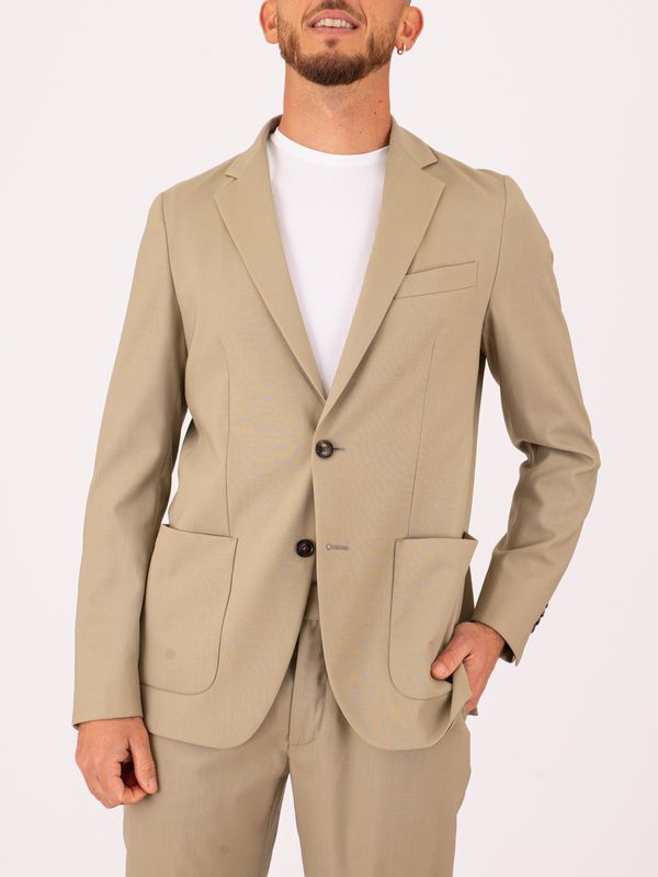 Blazer d'été en laine technique : infroissable et facile d'entretien Beige RRD