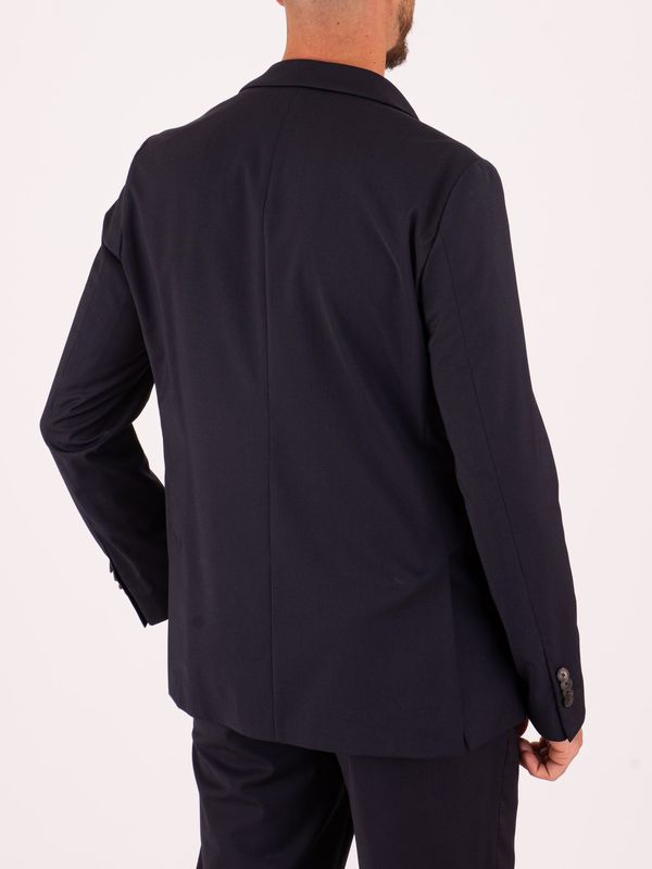 3. Blazer d'été en laine technique : infroissable et facile d'entretien Bleu Noir RRD 26056summerwooltechblazer