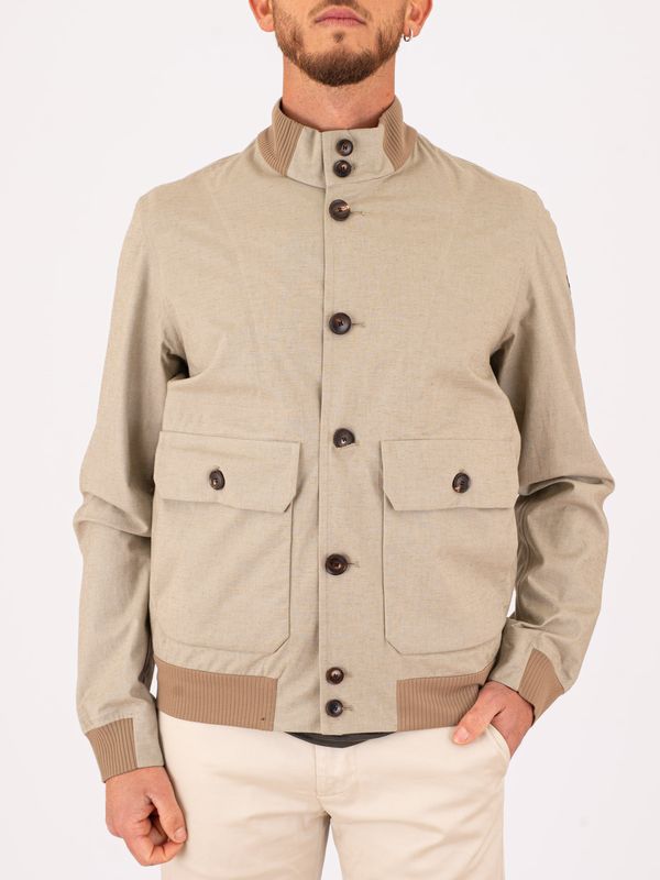 1. Lintech Val Jkt RRD Leisure Men's Jacket in Wrinkle-Resistant Technical Linen Beige RRD 26026lintechvaljkt