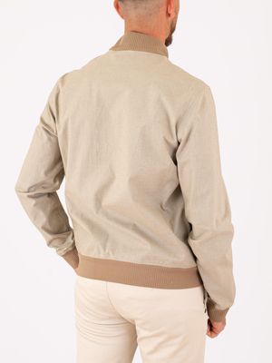 3. Lintech Val Jkt RRD Leisure Men's Jacket in Wrinkle-Resistant Technical Linen Beige