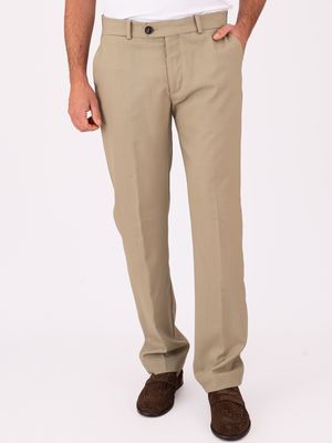 1. Pantalon chino d'été en laine technique fraîche pour homme RRD Beige