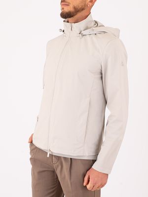 2. Giubbotto Uomo Heskimo con Cappuccio in nylon Perla