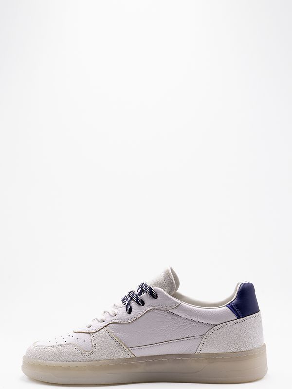 3. Sneakers Uomo D.A.T.E. Court 2.0 Natural WB Bianco Blu D.A.T.E. m441-c2-nt-wl