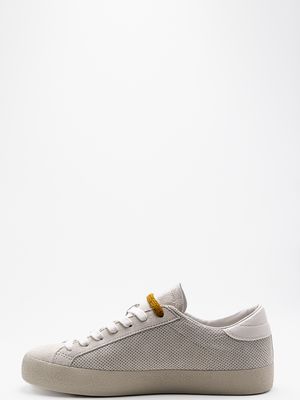 3. D.A.T.E. Men's Sneakers Hill Low Perforated Colored I White