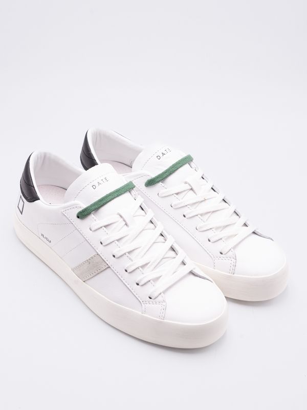 1. Sneakers Uomo D.A.T.E. Hill Low Calf WB Bianco Nero D.A.T.E. m441-hl-ca-wb