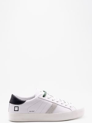 2. D.A.T.E. Men's Sneakers Hill Low Calf WB Black and White