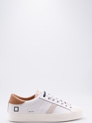 2. Sneakers Uomo D.A.T.E. Hill Low Calf WB Bianco Beige