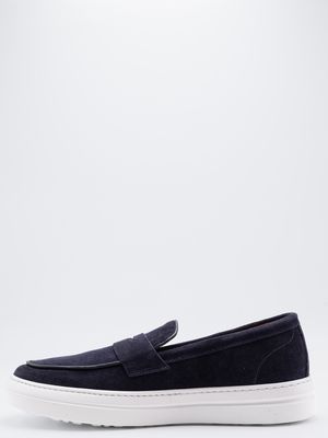 3. Mocassins en daim pour homme Marechiaro 1962 à semelle claire Bleu